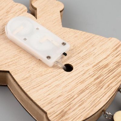 Ёлочная игрушка «Снеговик», от батареек, свечение тёплое белое