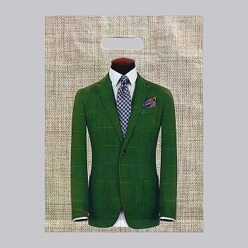 Пакет полиэтиленовый с вырубной, усиленной ручкой, 31 х 40 см, 60 мкм