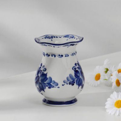 Вазочка "ГРАЦИЯ", гжель