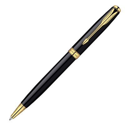 LaqBlack GT шариковая ручка Sonnet Lacque Black GT ручка Parker  (арт. - S0808730)