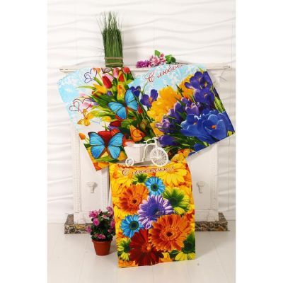 Полотенце DomoVita Цветник МИКС 45х60 см