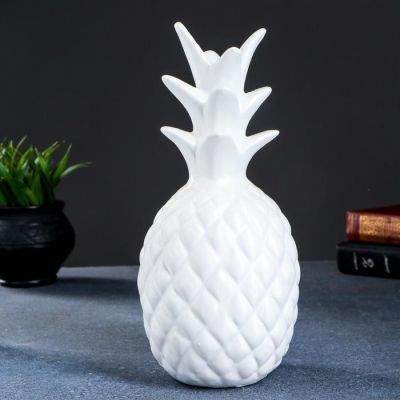 Копилка "Ананас" белый 25х12х12см