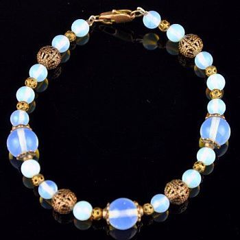 Браслет Лунный камень " Вега" арт.КР-088