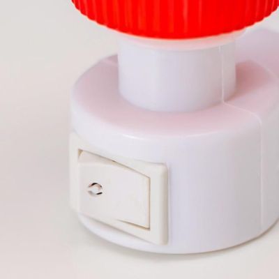 Ночник "Цветочек оранжевый" МИКС 11х5,5 см