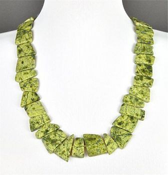 Колье Змеевик "Осенний вальс" арт.П2377