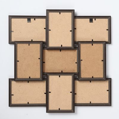 Фоторамка 47х47 см на 9 фото 10х15 см венге