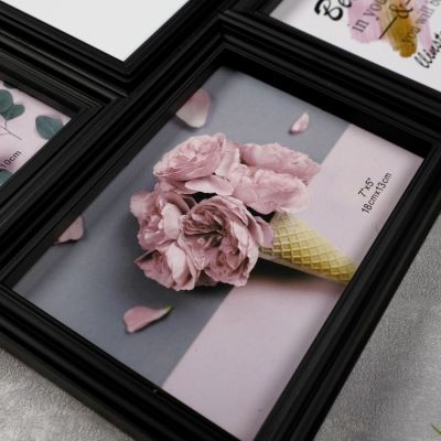 Фоторамка на 5 ф 10х10,13х13,10х15,13х18см чёрн. магн.доска19х19см+пробка21,5х14см 37х52,5см