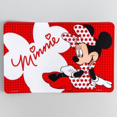 Набор посуды «Минни», 3 предмета: тарелка Ø 16,5 см, миска Ø 14 см, кружка 250 мл, Минни Маус