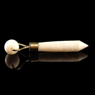 Массажер гладкий, размер S, нефрит, без упаковки