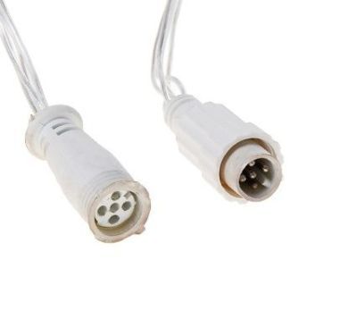 Гирлянда "Дождь" уличная (УМС, ш:2 м, В:3 м, нить силикон, белый)