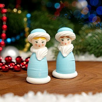 Сахарная фигурка Top decor, "Снегурочка", 30 х 52 мм