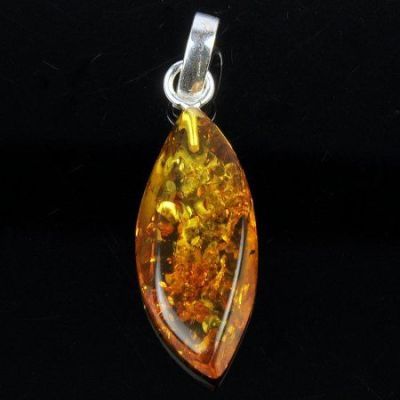 Кулон Янтарь "Золотой дождь" арт.ЯК-021