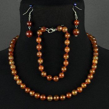 Комплект Сердолик "Классика №8" арт. П2383