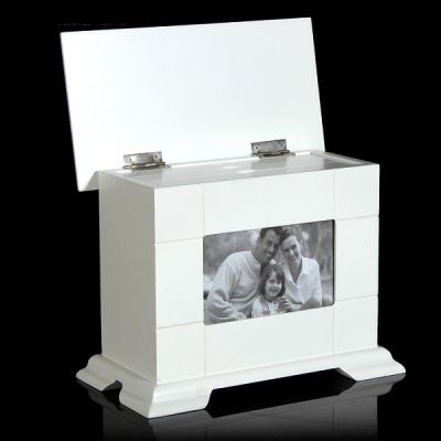 Архивный фотоальбом белый лаковый  на 72 фото (размер фото 10 х 15 см)