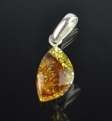 Кулон Янтарь "Золотой дождь" арт.ЯК-552