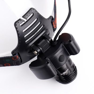 Фонарь налобный аккумуляторный "Мастер К", 1200 mAh, 4 режима, 7.5 х 8 см, микс