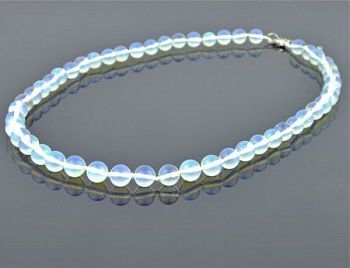 Бусы Лунный Камень "Классика №10" арт.НЛК-1(10)-55-1