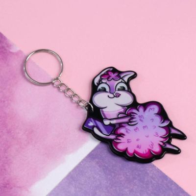 Брелок "Будь как лама", 7 х 12,5 см