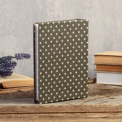 Фотоальбом на 200 фото 10х15 см "Горошек" текстиль МИКС 22,5х18,7х5,5 см