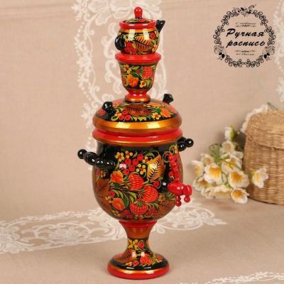 Сувенир «Самовар», хохлома