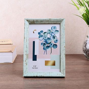 Фоторамка дерево 10х15 см "Зёлёная березка" 17х12,2х2 см