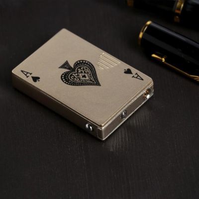 Зажигалка "Власть, сила, воля", 5,5 х 3,8 х 1 см