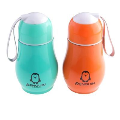 Термос "Маленький пингвин", 150 мл, 7.5х15 см, микс