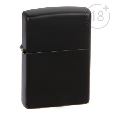 Зажигалка ZIPPO 218 Classic с покрытием Black Matte