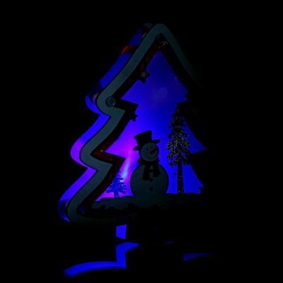 Световой декор на подвеске «Ёлка» 15×18 см