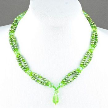 Бусы Жемчуг, хрусталь "Беатриче" арт.ДЕВ-1025