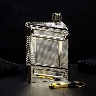 Фляжка с брелоком «Удача любит смелых», 240 мл