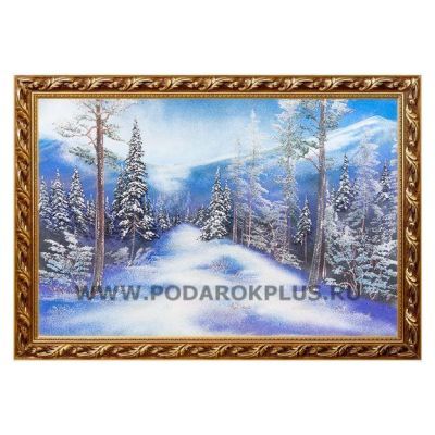 Картина "Зимний пейзаж" багет №129 (40х60 см)