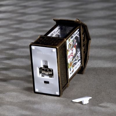 Светодиодная фигура «Снеговик» 7.5 × 14 × 4.2 см, пластик, батарейки AG13х3, свечение тёплое белое