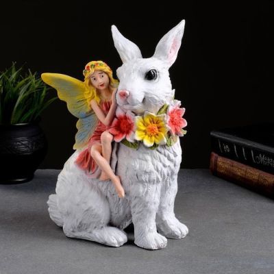 Копилка "Зайчик с феей" 19х11х26см