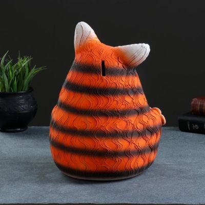 Копилка "Кот Рыжик" 28см МИКС