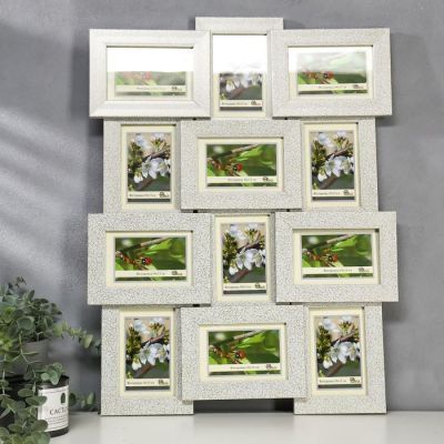 Фоторамка пластик 12 в 1 404-1177-1 10х15 см