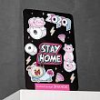 Значок карантинный «Stay home»