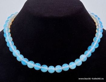 Бусы Лунный Камень "Классика №10" арт.НЛК-1(10)-45-1