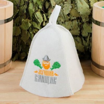 Набор "Лучшему банщику!" шапка, рукавица