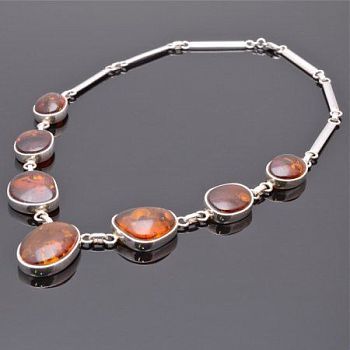 Колье Янтарь "Балтийская осень" арт. ЯК-1433