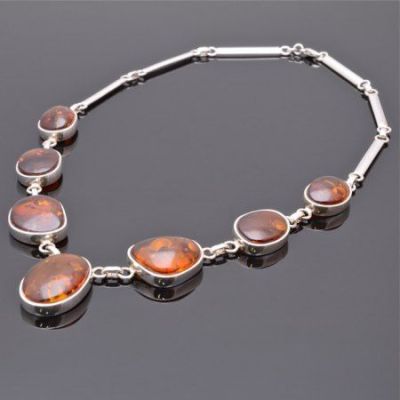 Колье Янтарь "Балтийская осень" арт. ЯК-1433