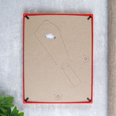 Фоторамка пластик L-5 15х21 см, красный, с небьющимся стеклом