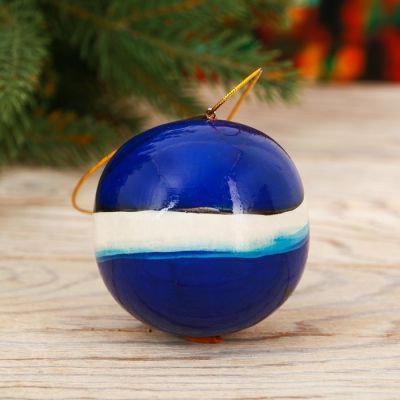 Шар расписной «Дед Мороз»