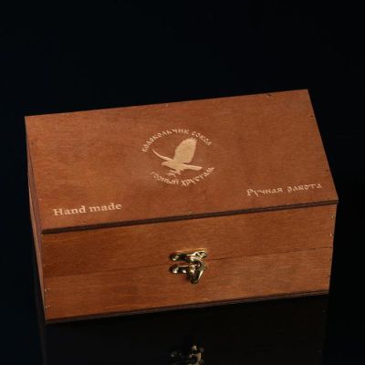 Колокольчик сувенирный "Сокол, ручной работы, в подарочном сундуке