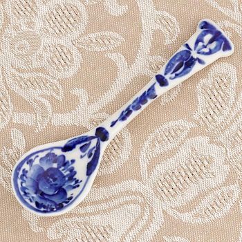 Ложка, 12×3×2 см, гжель