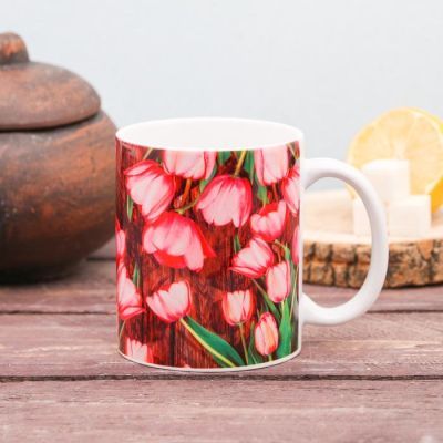 Кружка "Александра" цветы