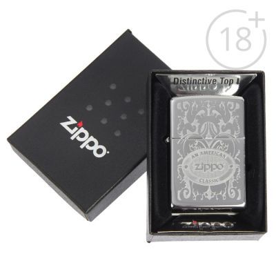 Зажигалка ZIPPO 24751 Crown Stamp с покрытием High Polish Chrome