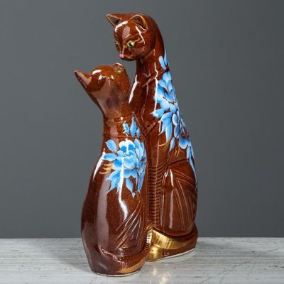 Копилка "Скиф", покрытие глазурь, коричневая, 27 см, микс