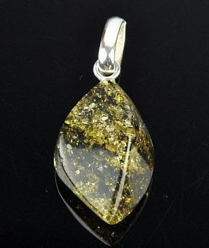 Кулон Янтарь "Золотой дождь" арт.ЯК-184