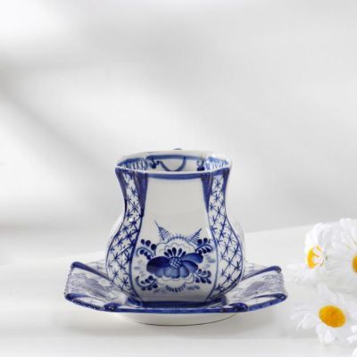 Чайная пара "Ларец", гжель